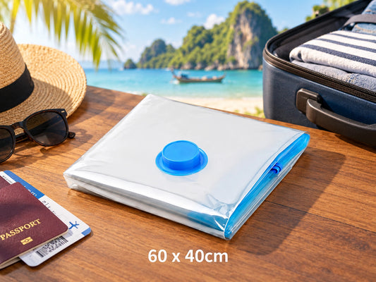 Compact Travel Bags – Waterdichte Vacuümzakken voor Koffer (3x meer ruimte)