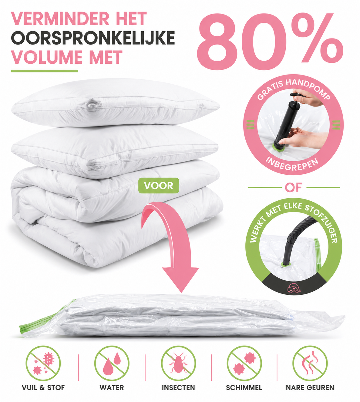 Compact Travel Bags - Vacuumzakken voor intelligente reizigers
