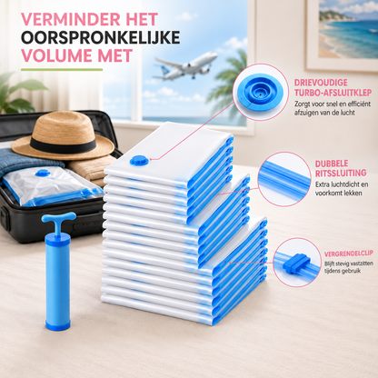 Compact Travel Bags - Vacuumzakken voor intelligente reizigers