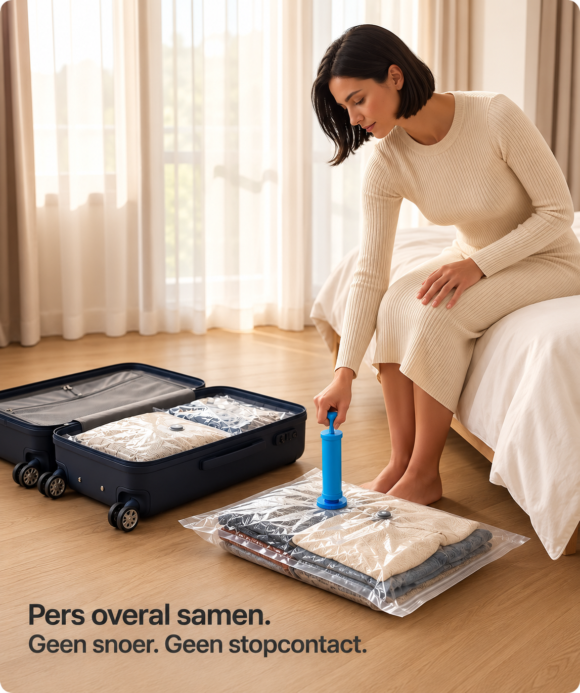 Compact Travel Bags - Vacuumzakken voor intelligente reizigers